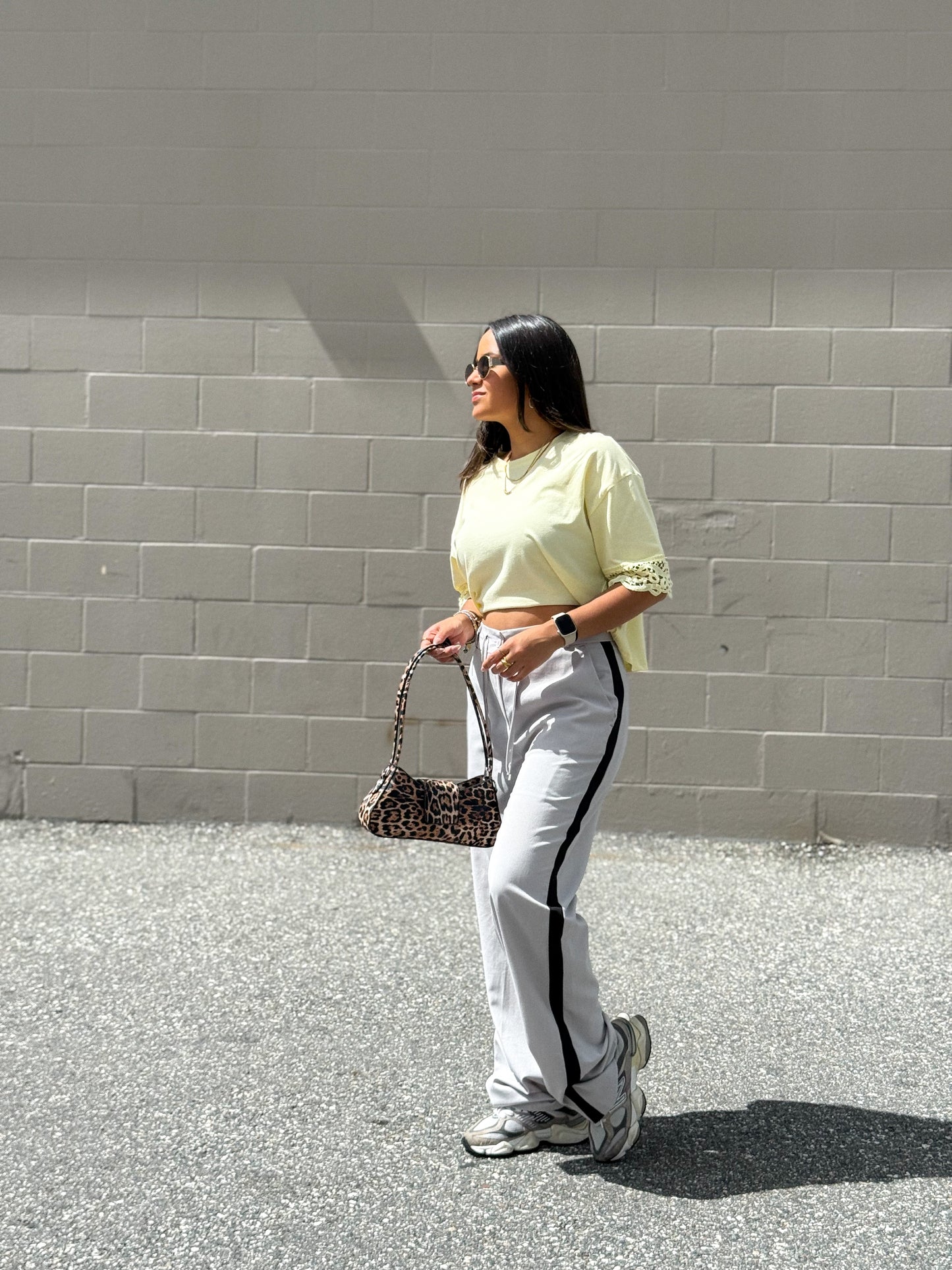 two-tone pants