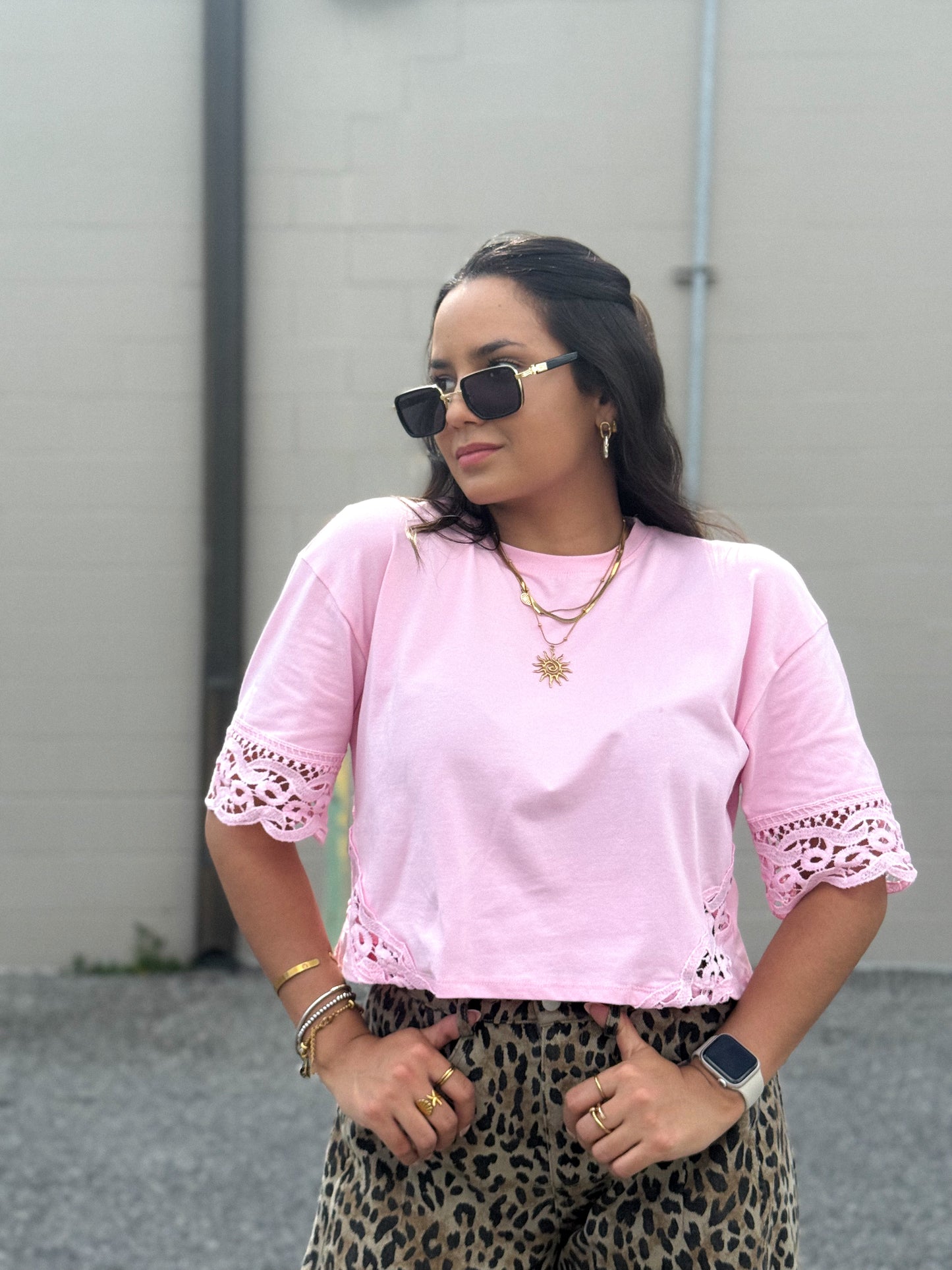 Pink t-shirt