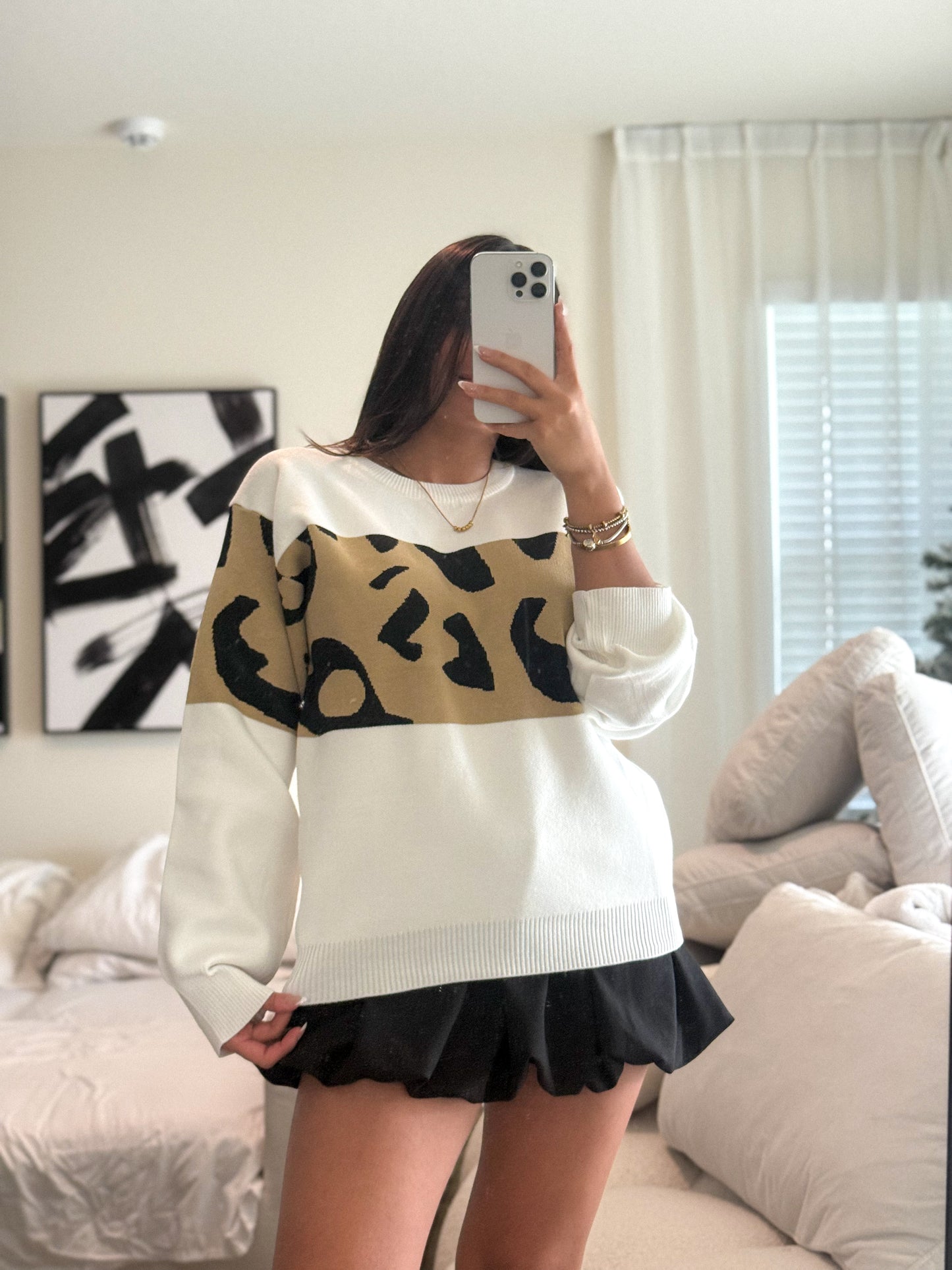 Leopard sweater