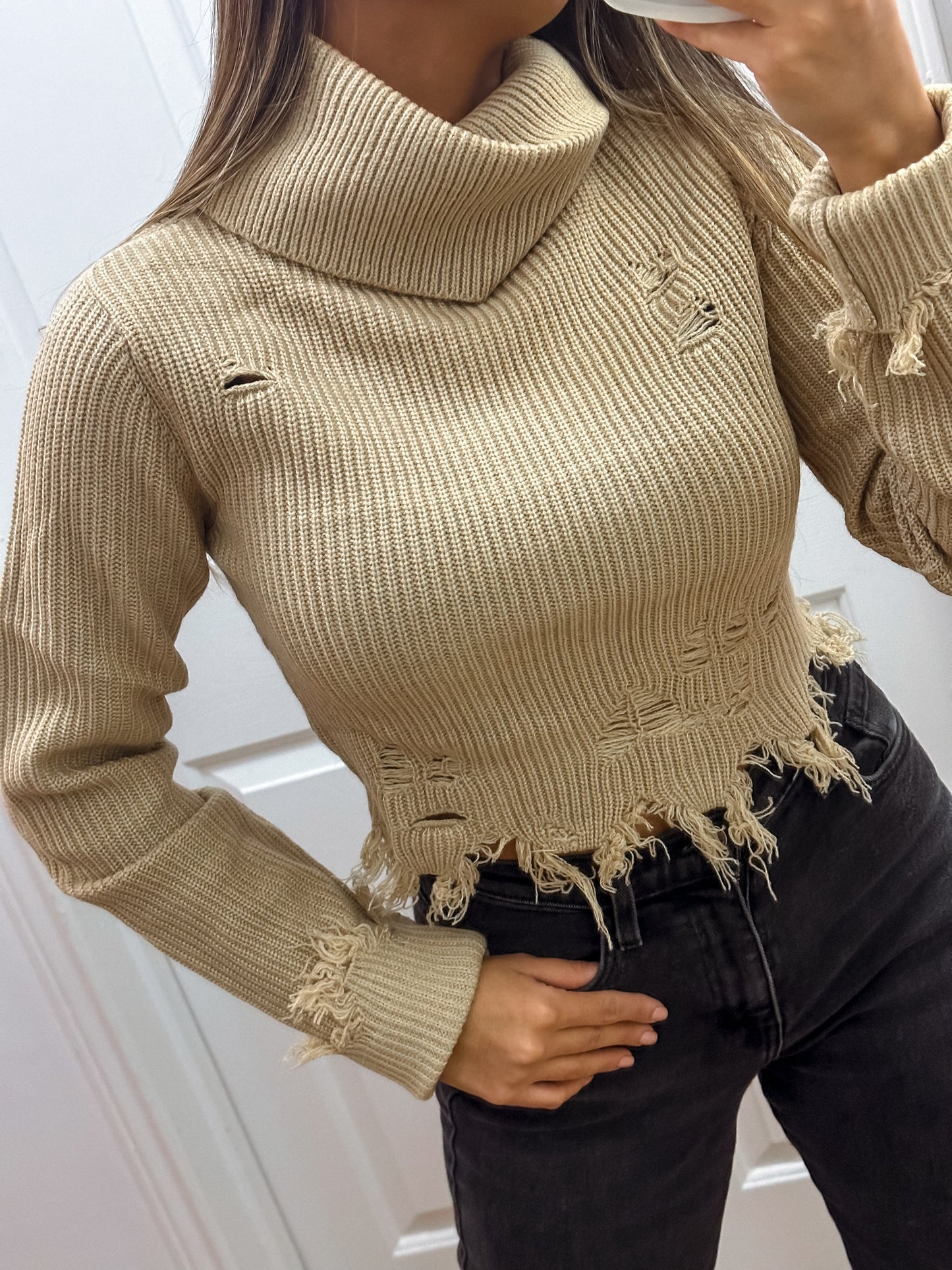 Destroyed sweater