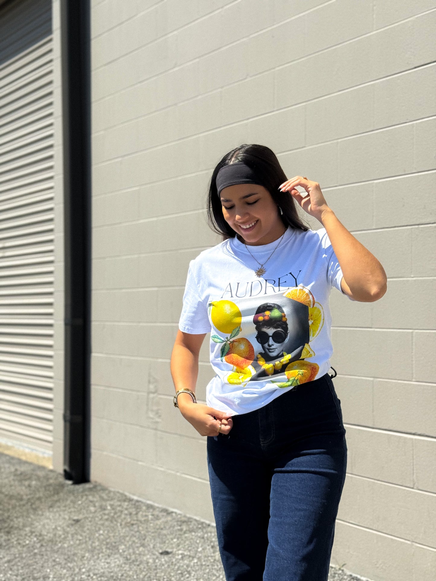 Audrey graphic tee