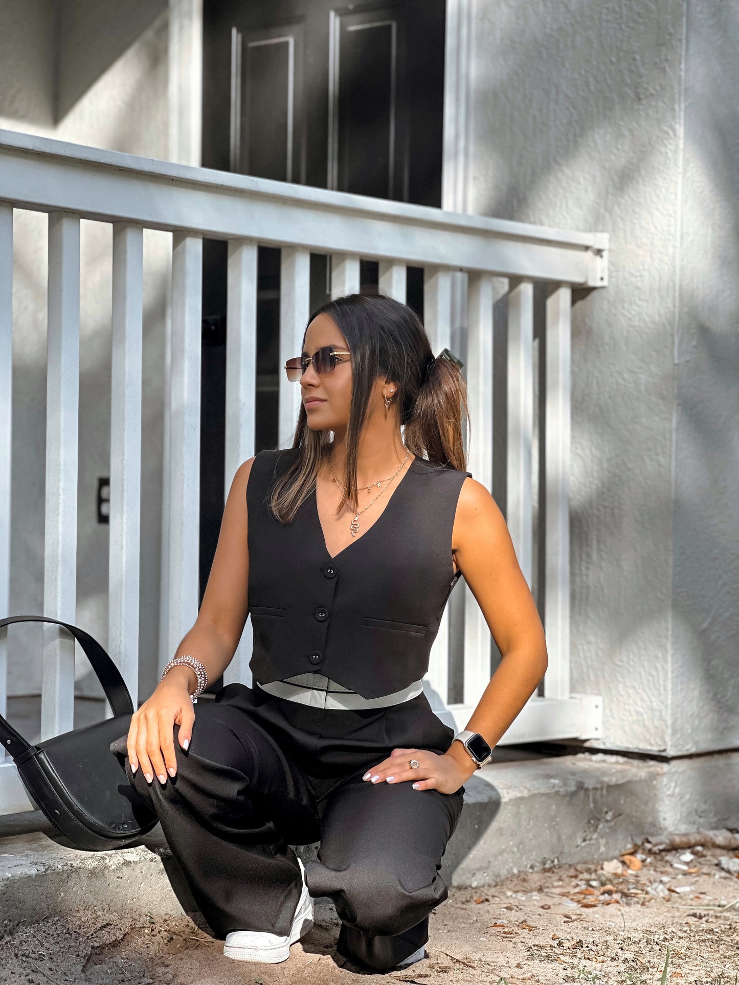 Black vest