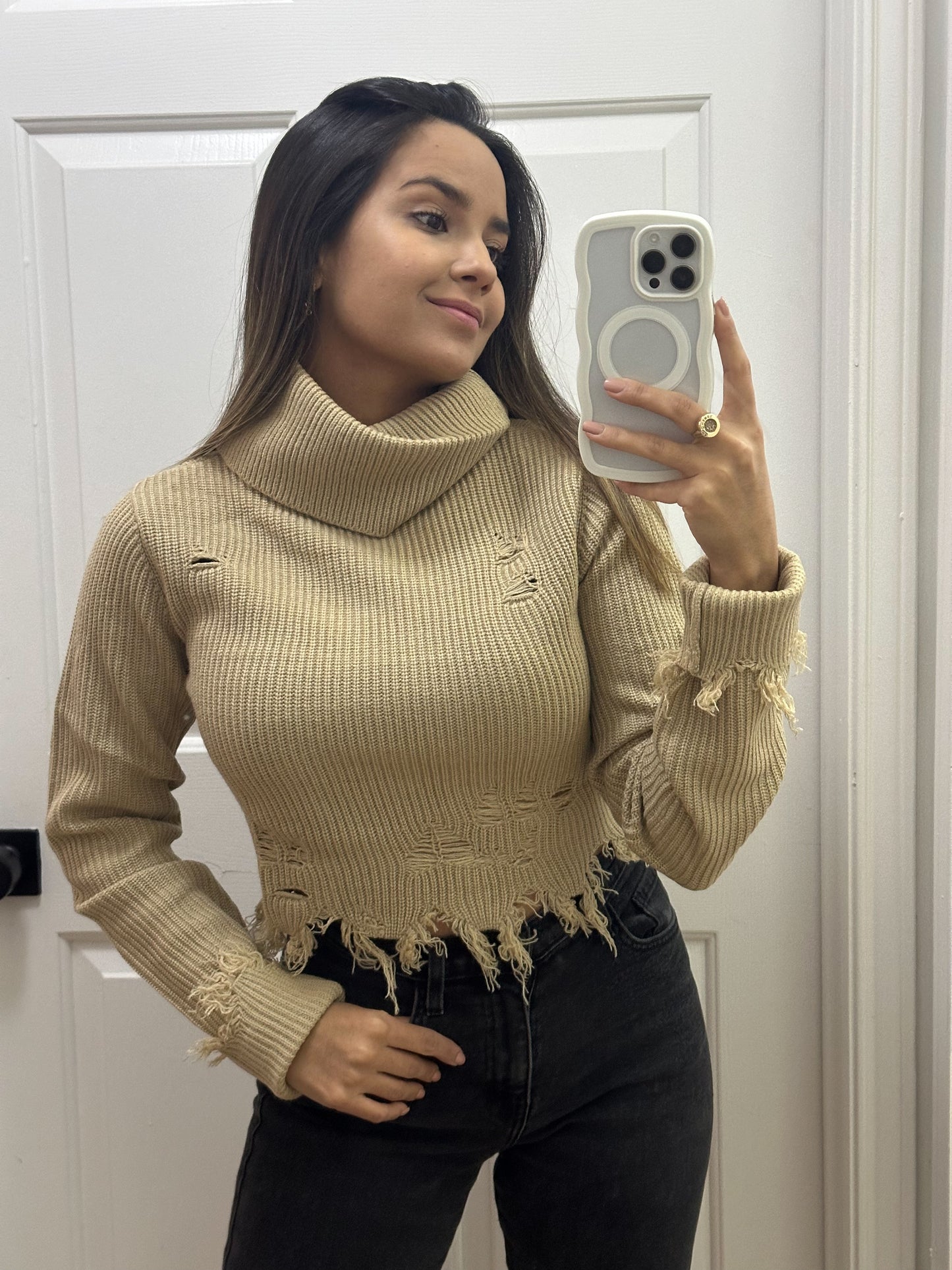 Destroyed sweater