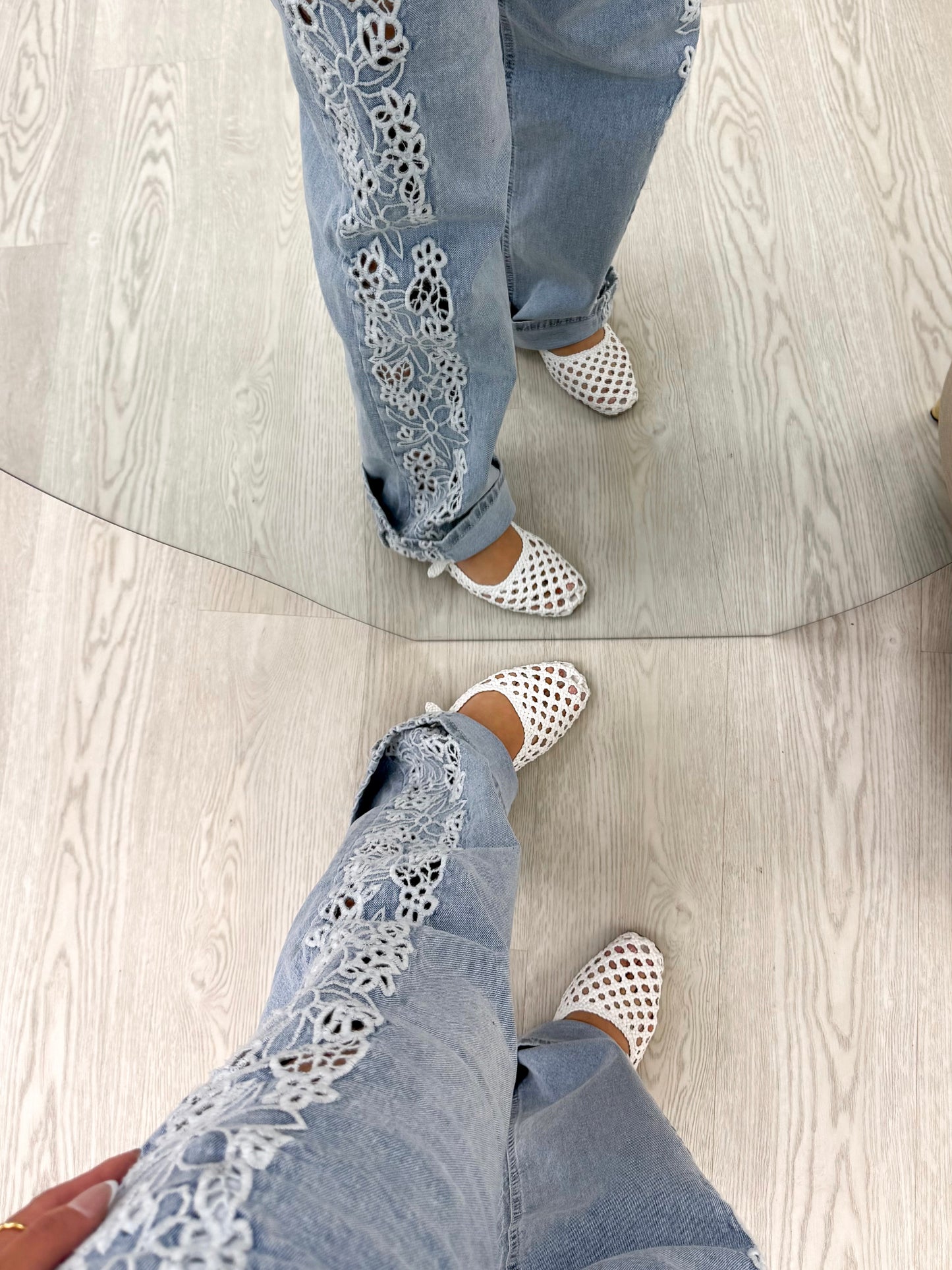 Embroidered Jeans