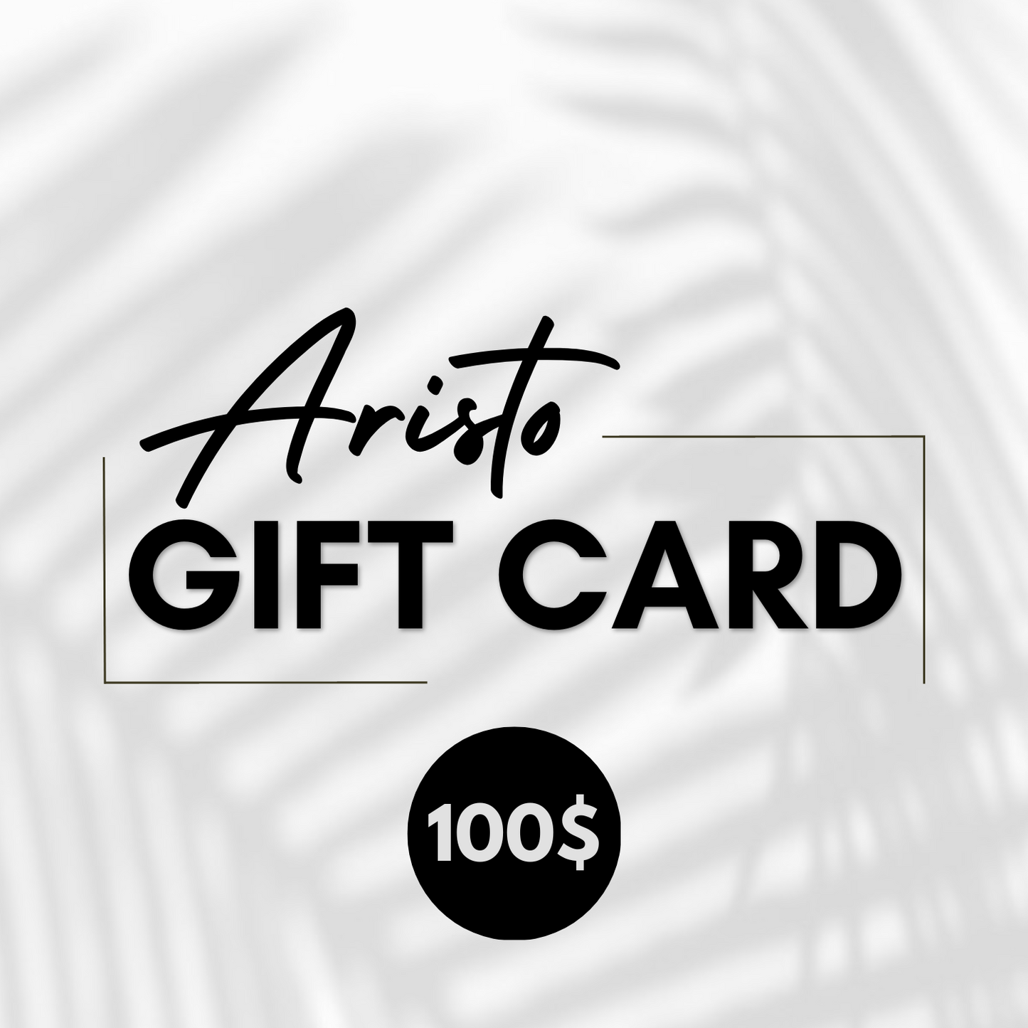 ARISTO GIFT CARD
