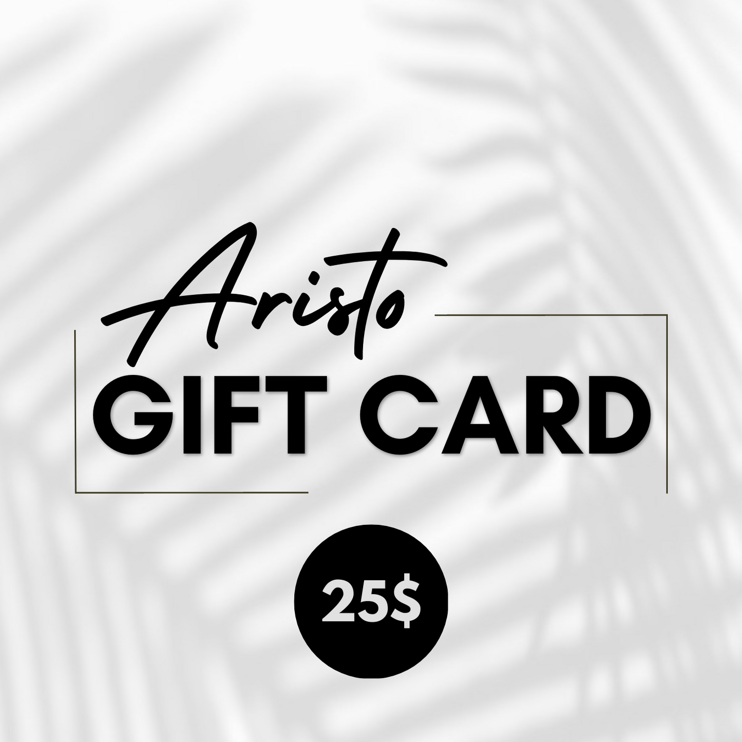 ARISTO GIFT CARD