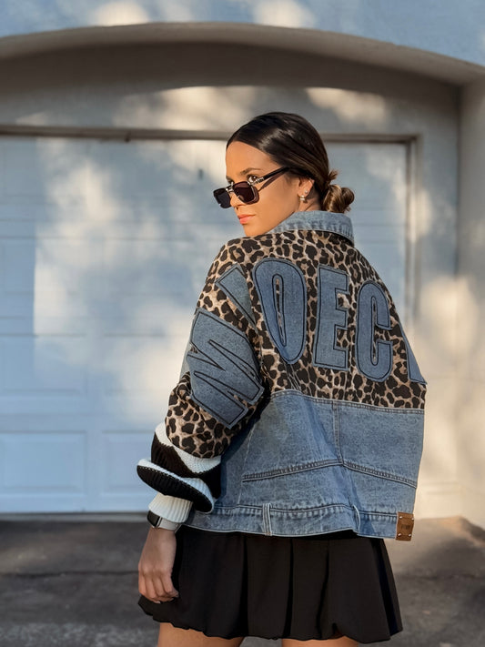 Leopard print jacket