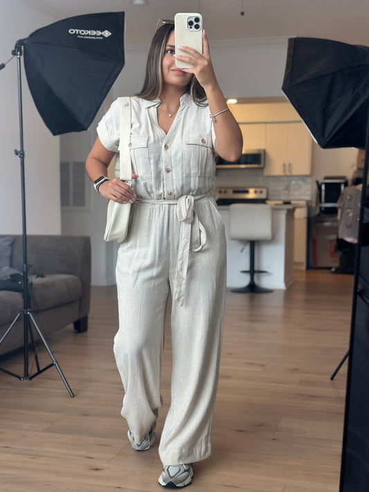 Linen jumpsuit