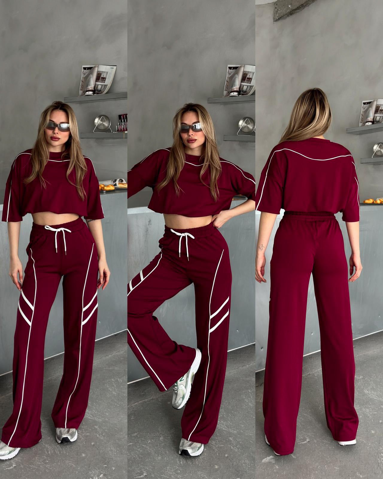 Burgundy set
