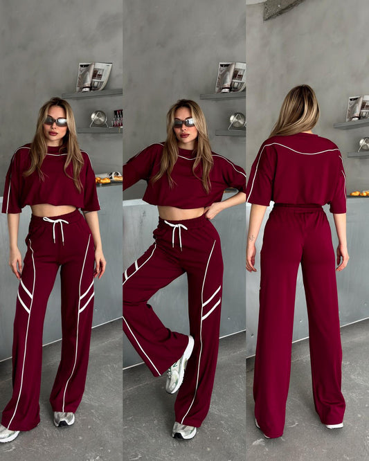 Burgundy set