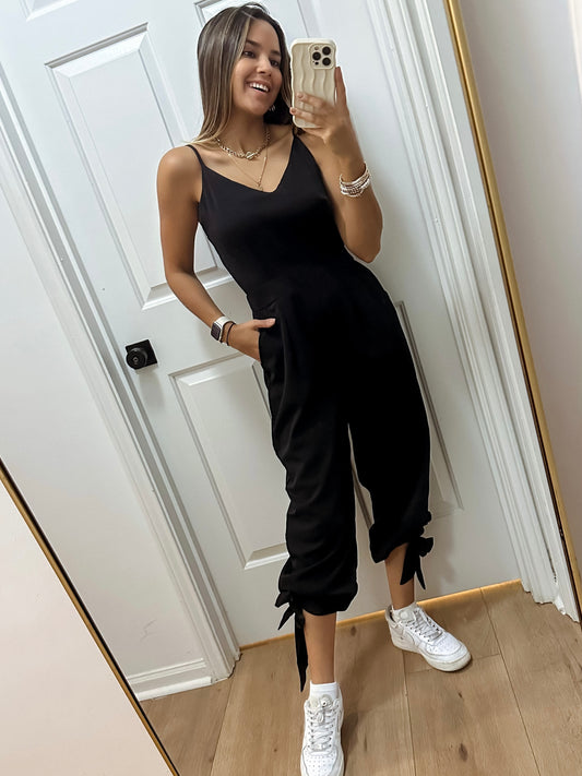 Black jumpsuit